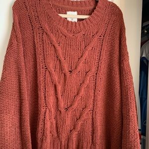 Billabong cable knit sweater